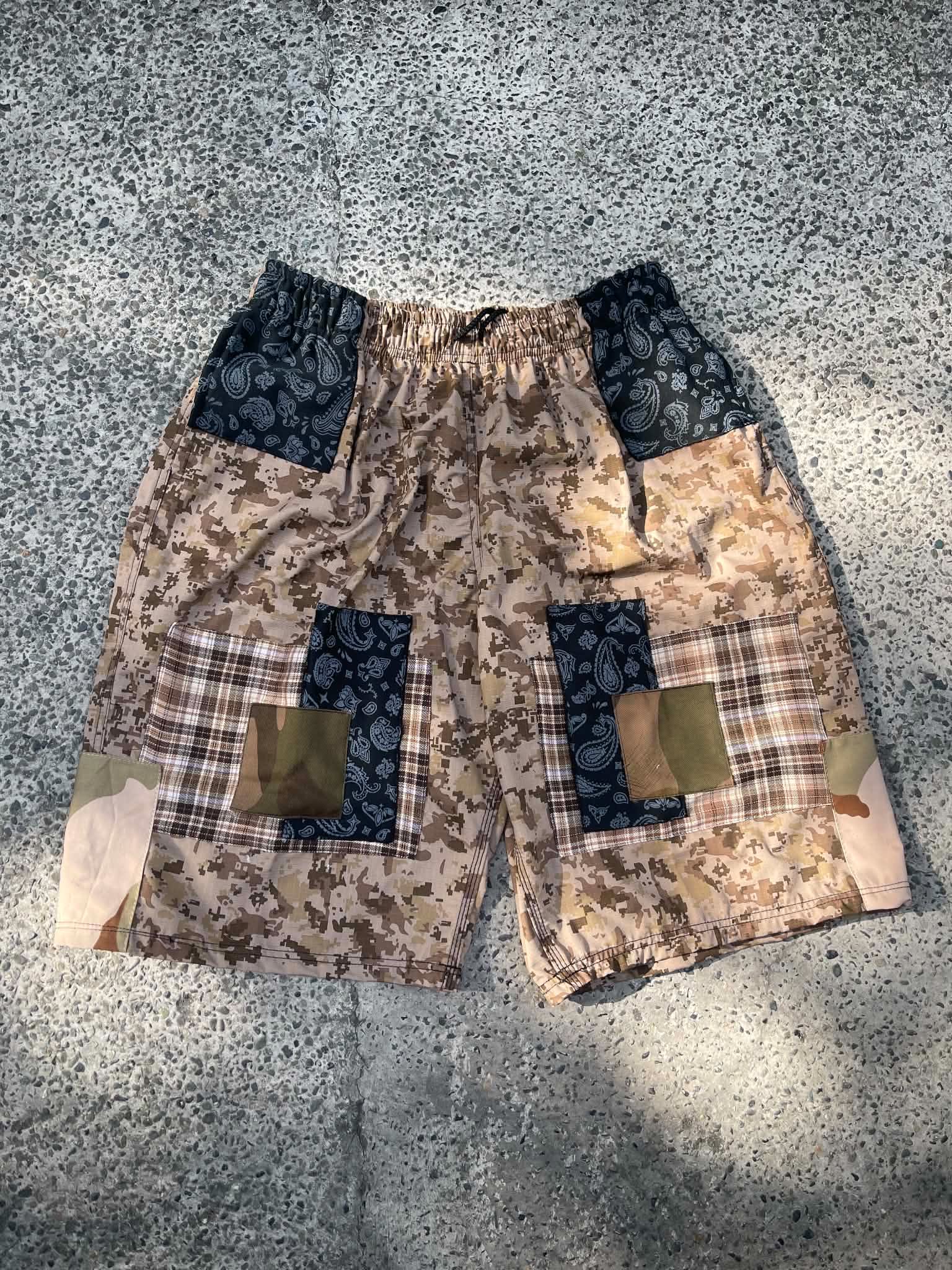 Spades Desert Camo Utility Jorts SPADES