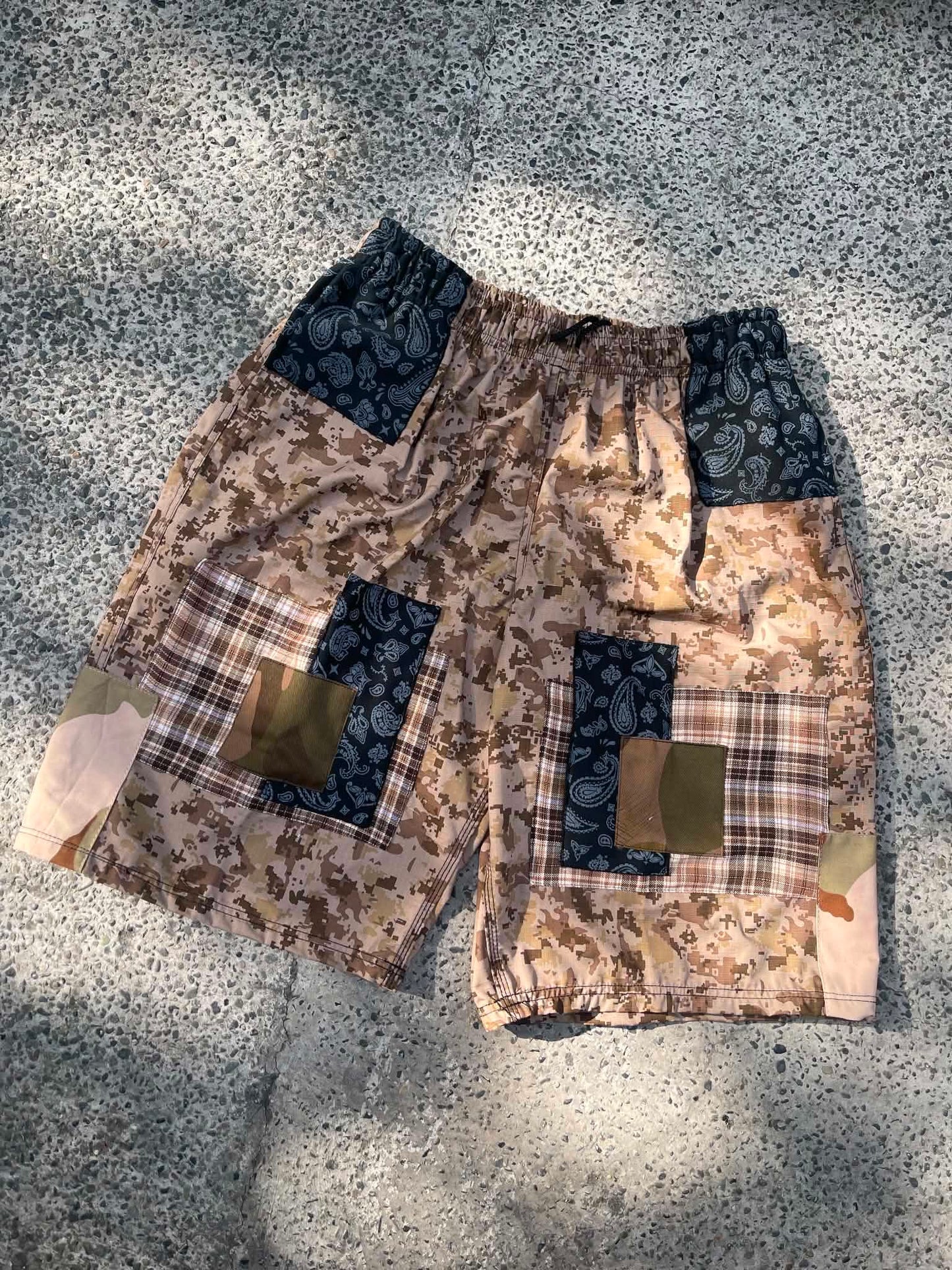 Spades Desert Camo Utility Jorts SPADES