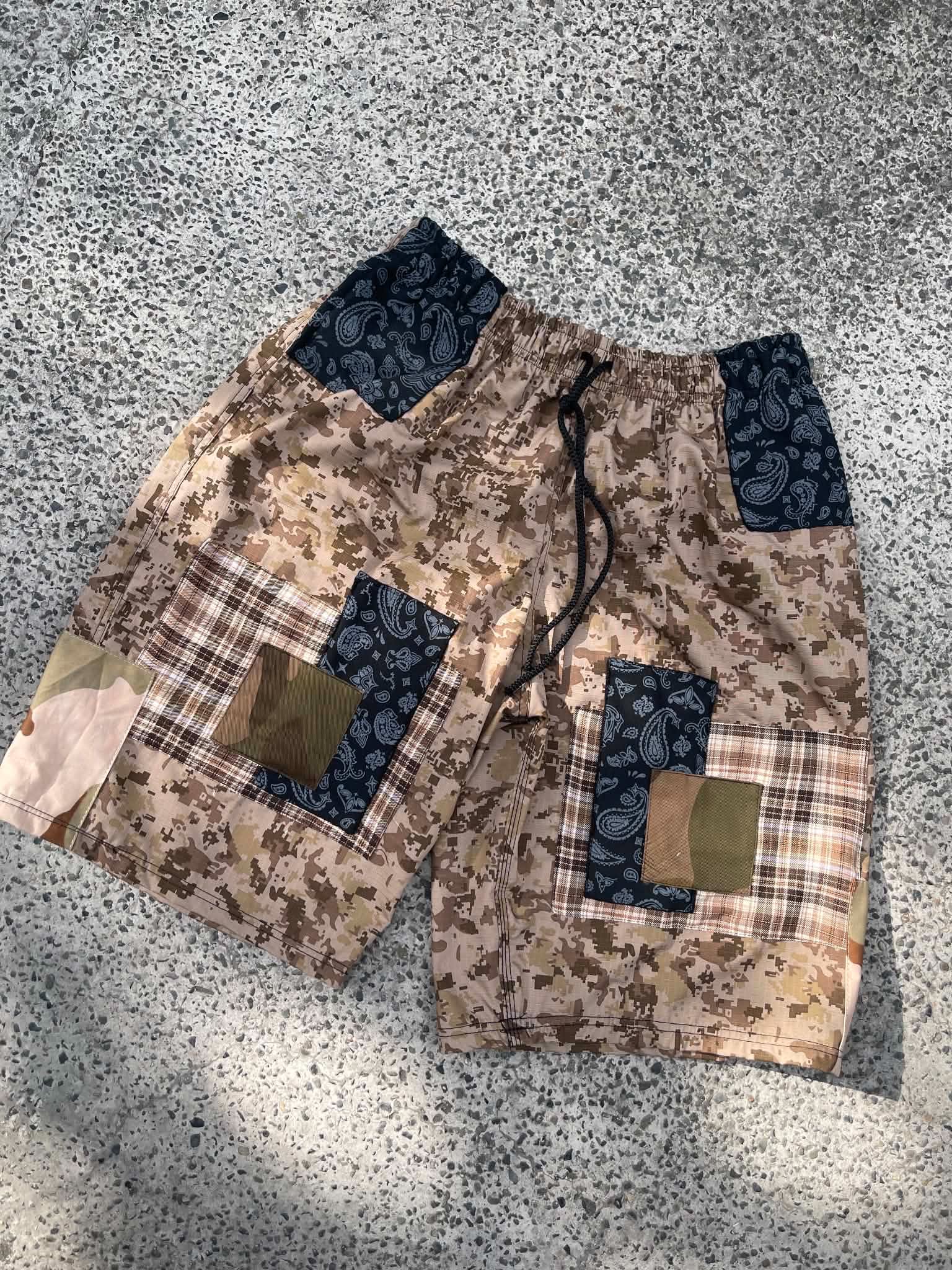 Spades Desert Camo Utility Jorts SPADES