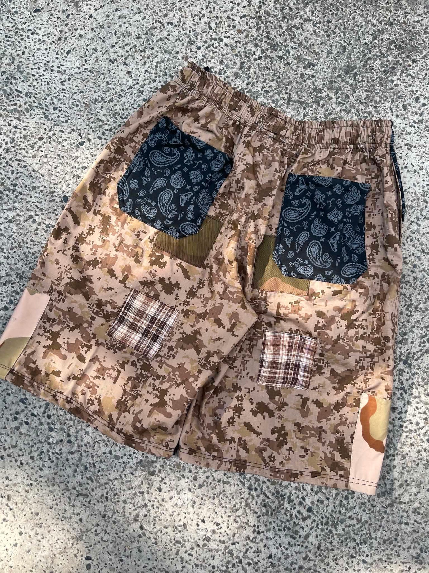 Spades Desert Camo Utility Jorts SPADES