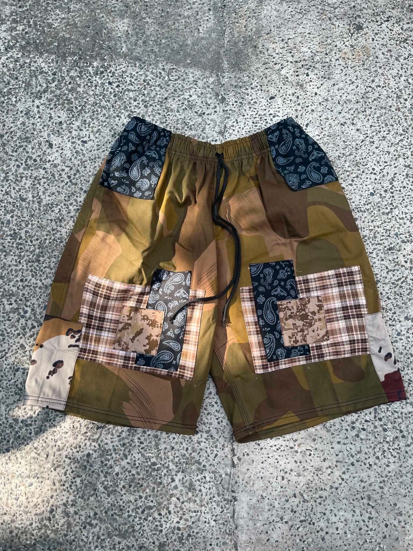 Spades Woodland Camo Utility Jorts SPADES