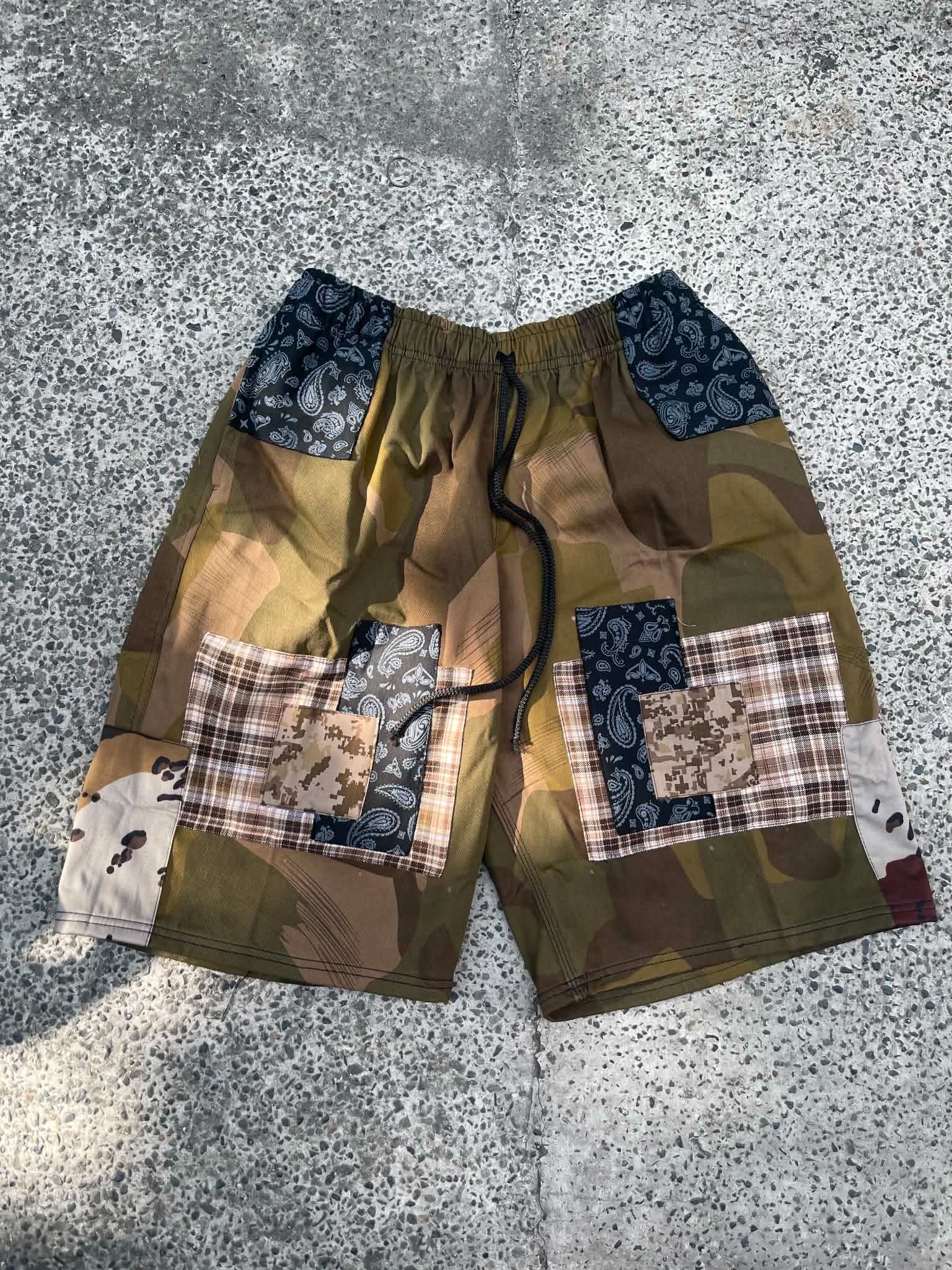 Spades Woodland Camo Utility Jorts SPADES