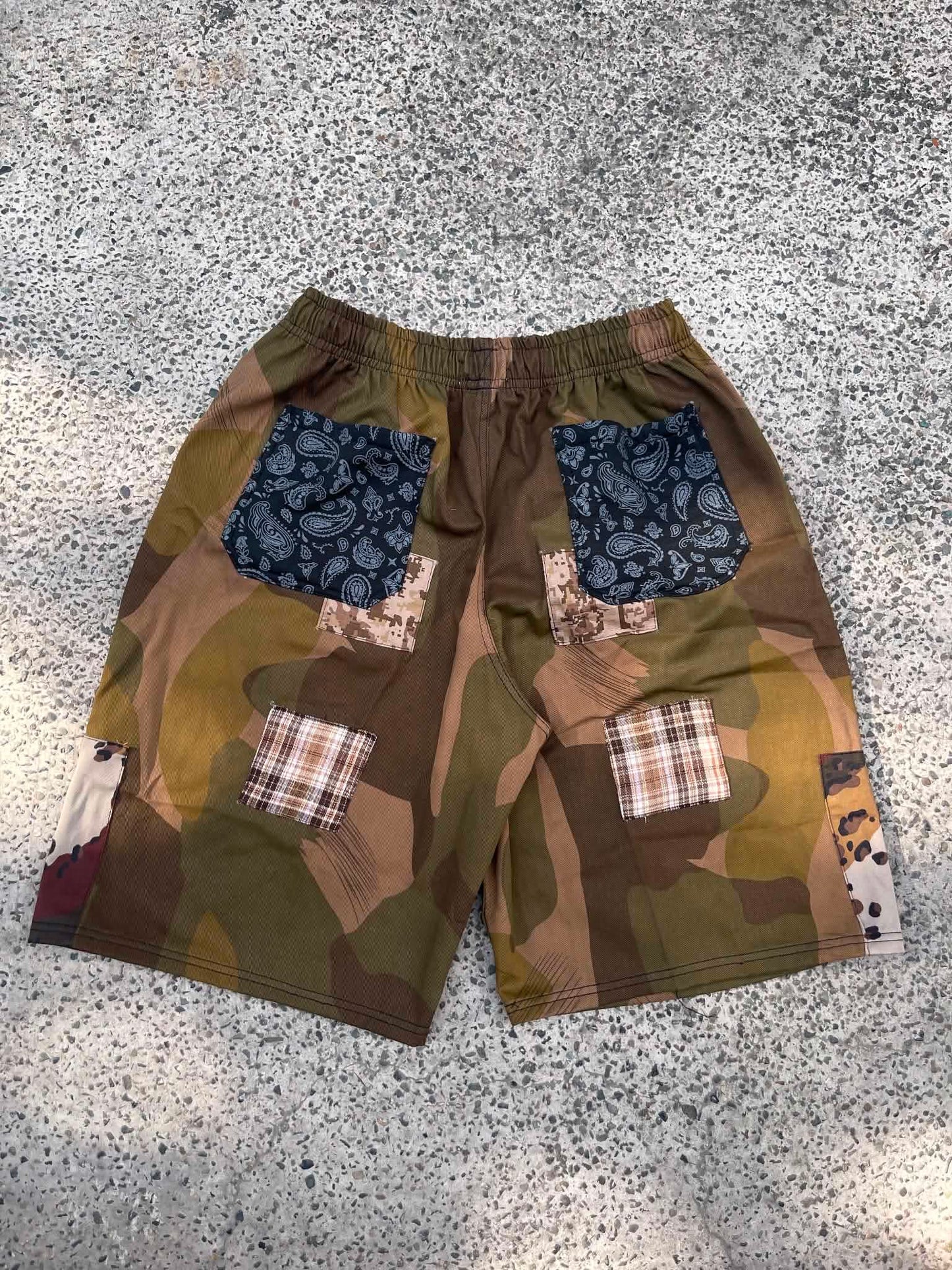 Spades Woodland Camo Utility Jorts SPADES