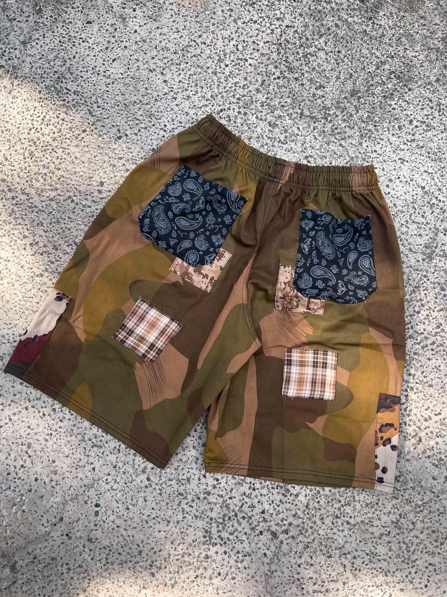 Spades Woodland Camo Utility Jorts SPADES