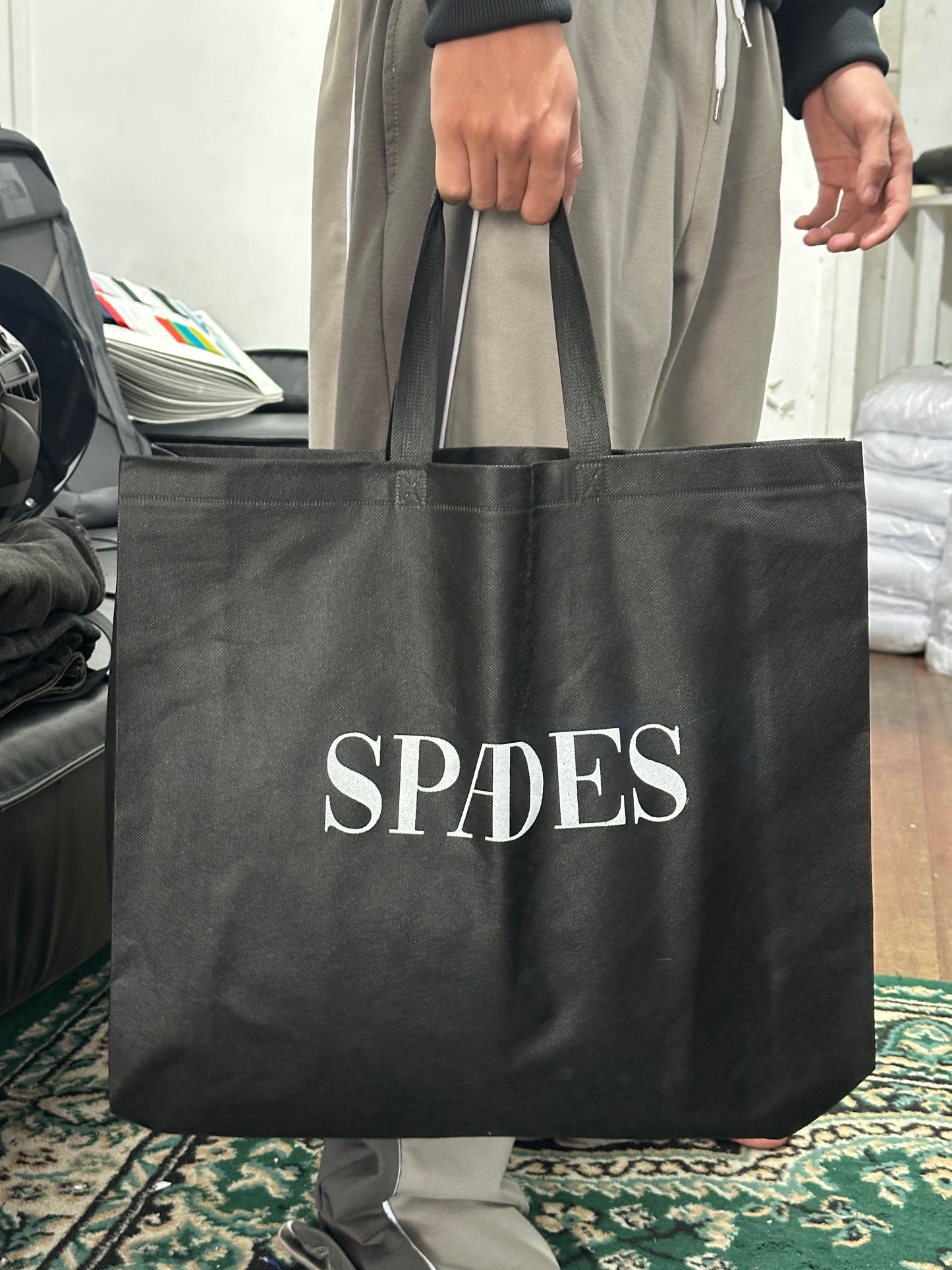 Spades Nylon Gift Bag Black