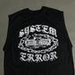 Spades Shattered System Boxy Crop Tee Sleeveless SPADES
