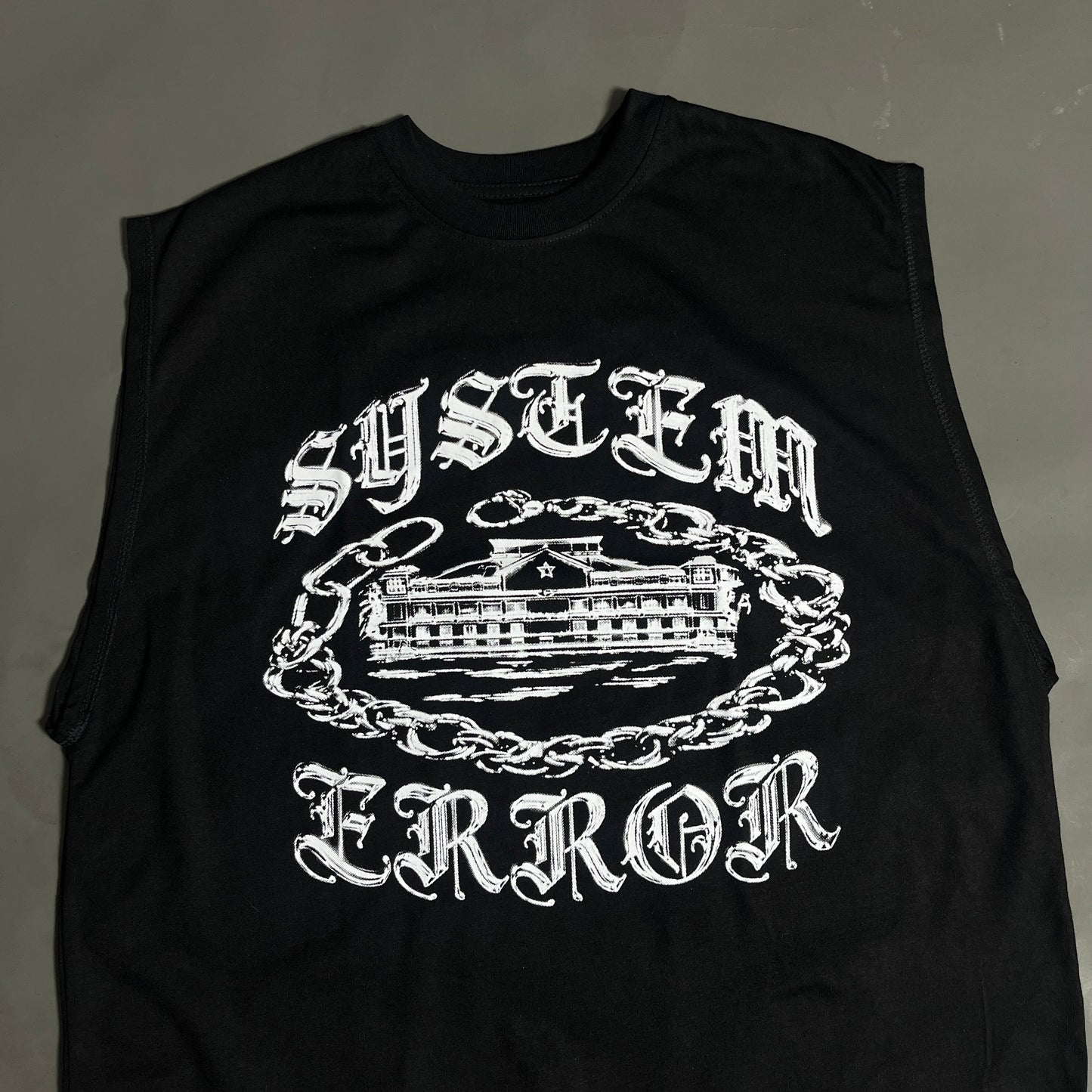 Spades Shattered System Boxy Crop Tee Sleeveless SPADES