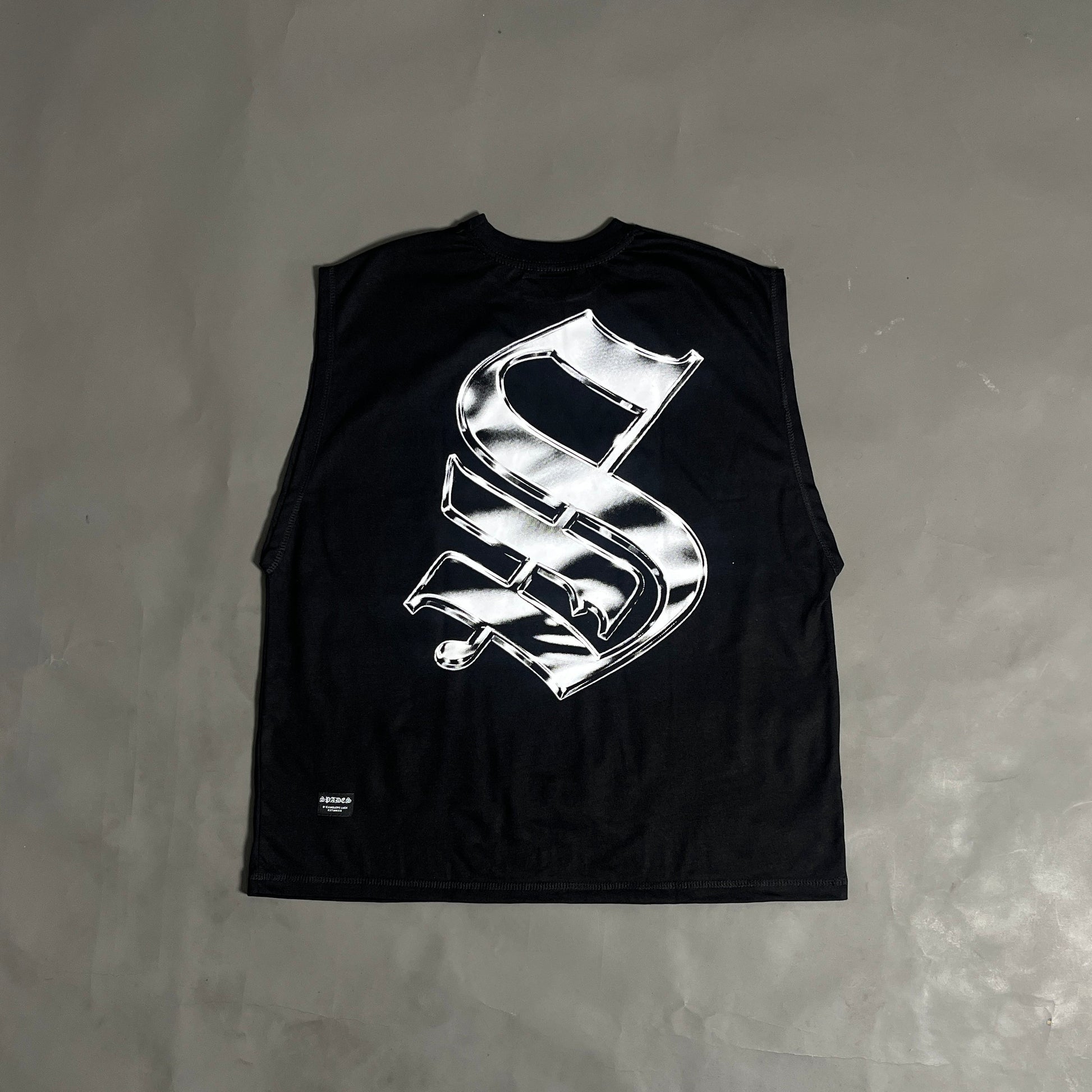 Spades Shattered System Boxy Crop Tee Sleeveless SPADES