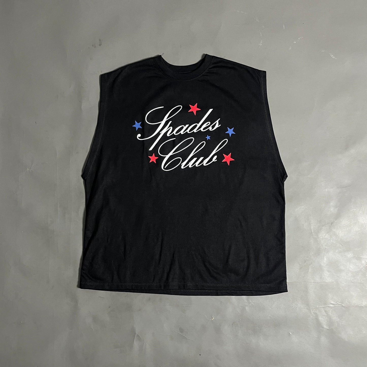 Spades Republic Club Boxy Crop Tee Sleeveless SPADES
