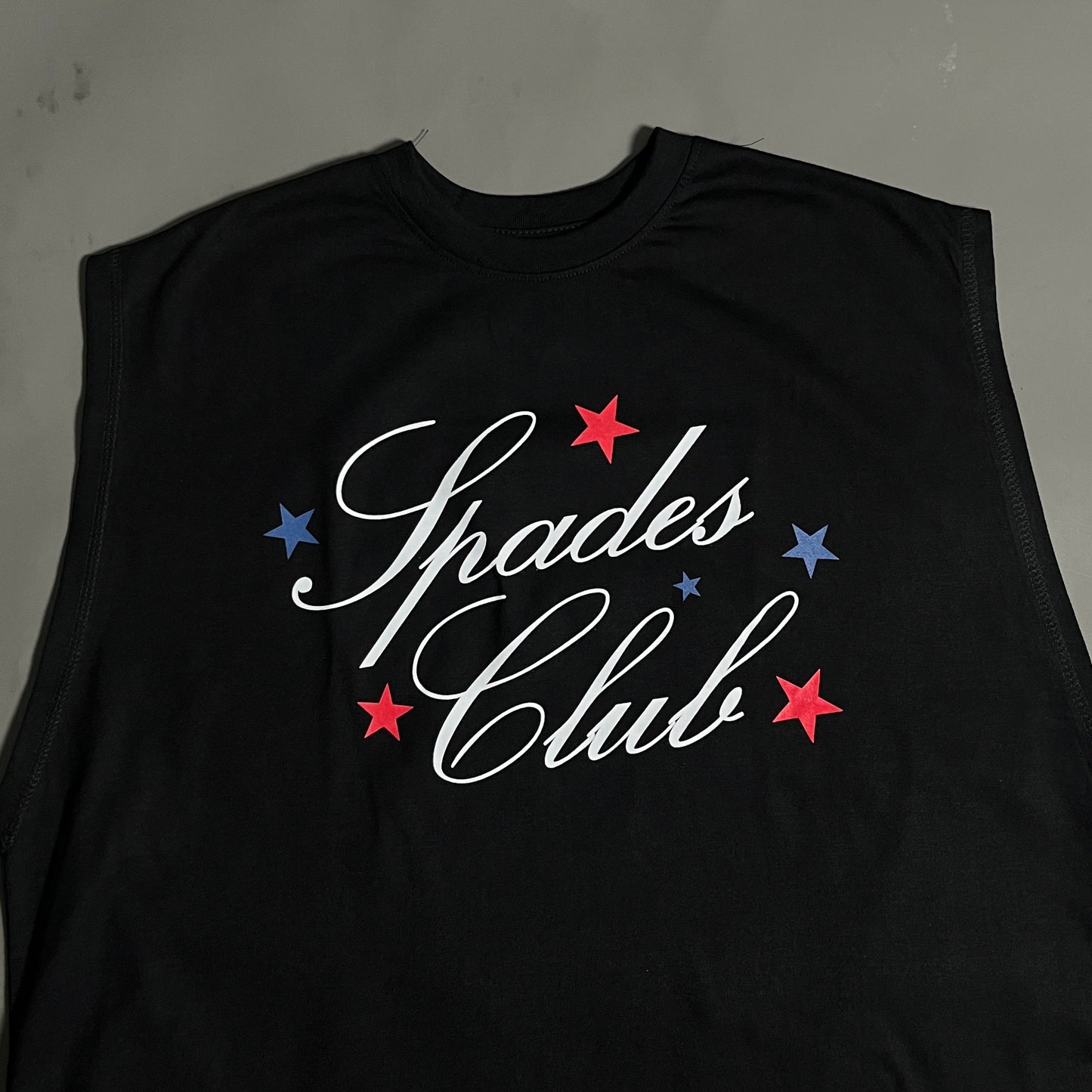 Spades Republic Club Boxy Crop Tee Sleeveless SPADES