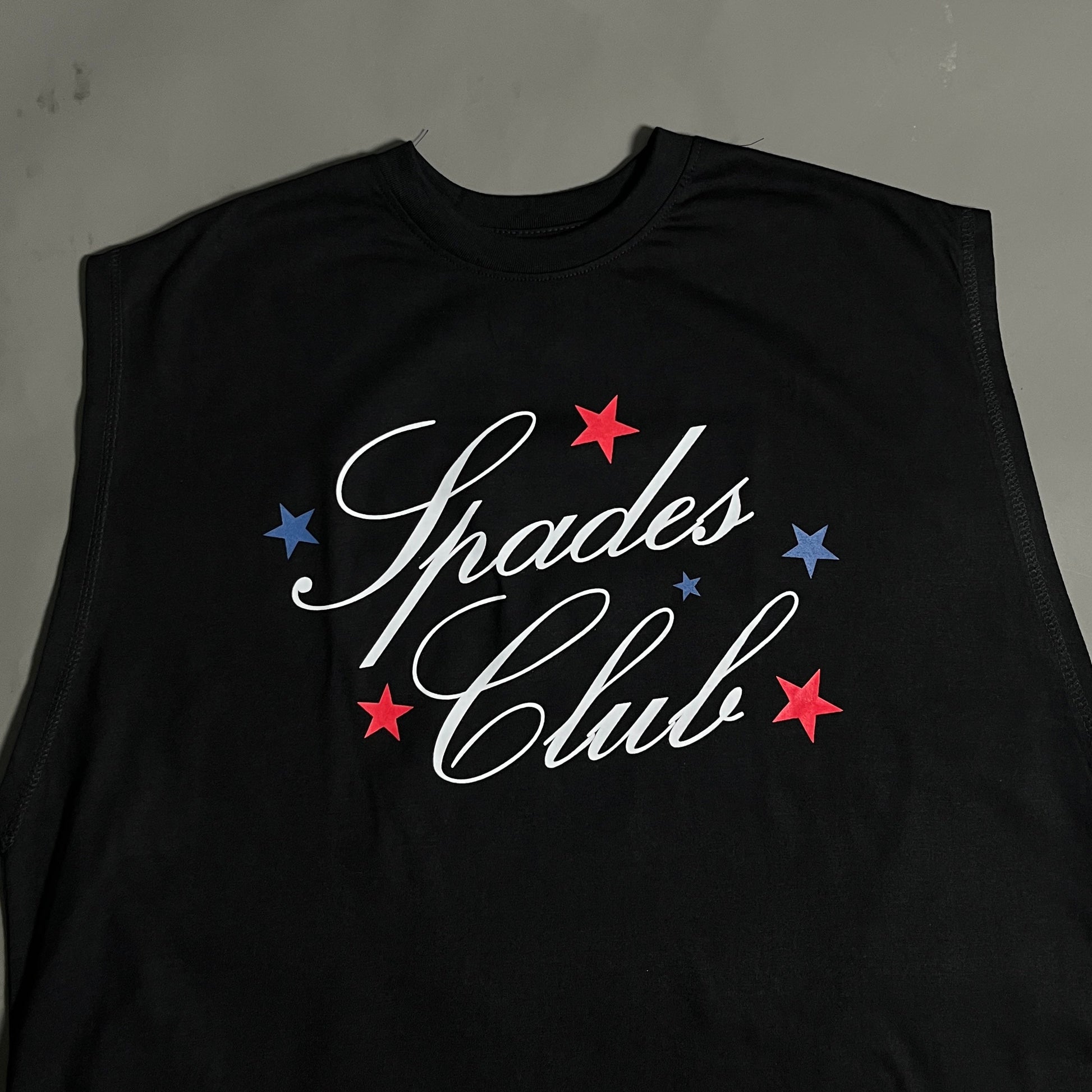 Spades Republic Club Boxy Crop Tee Sleeveless SPADES