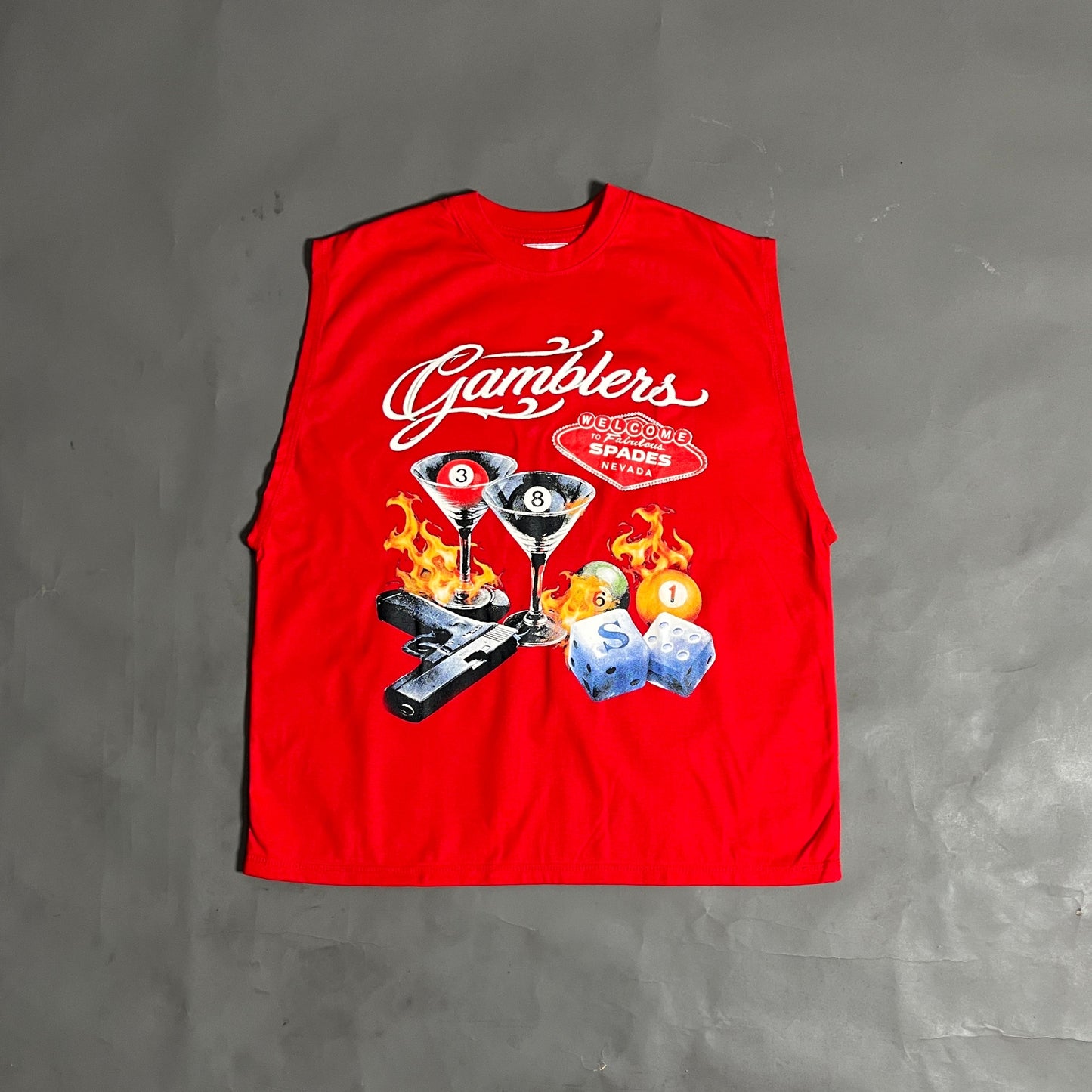 Spades Rack & Ruin Boxy Crop Tee Sleeveless SPADES