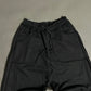 Spades Side Wide Raw Edge Black Pants SPADES