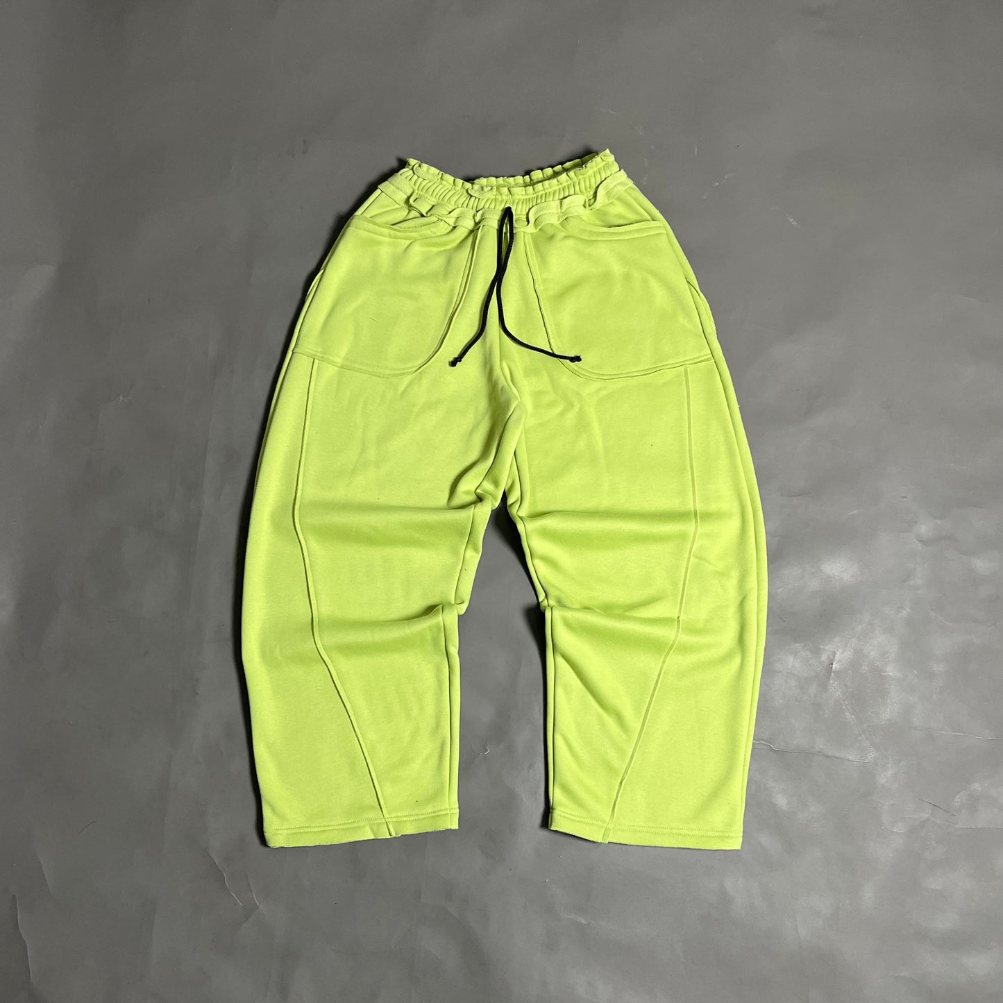 Spades Side Wide Raw Edge Avocado Pants SPADES