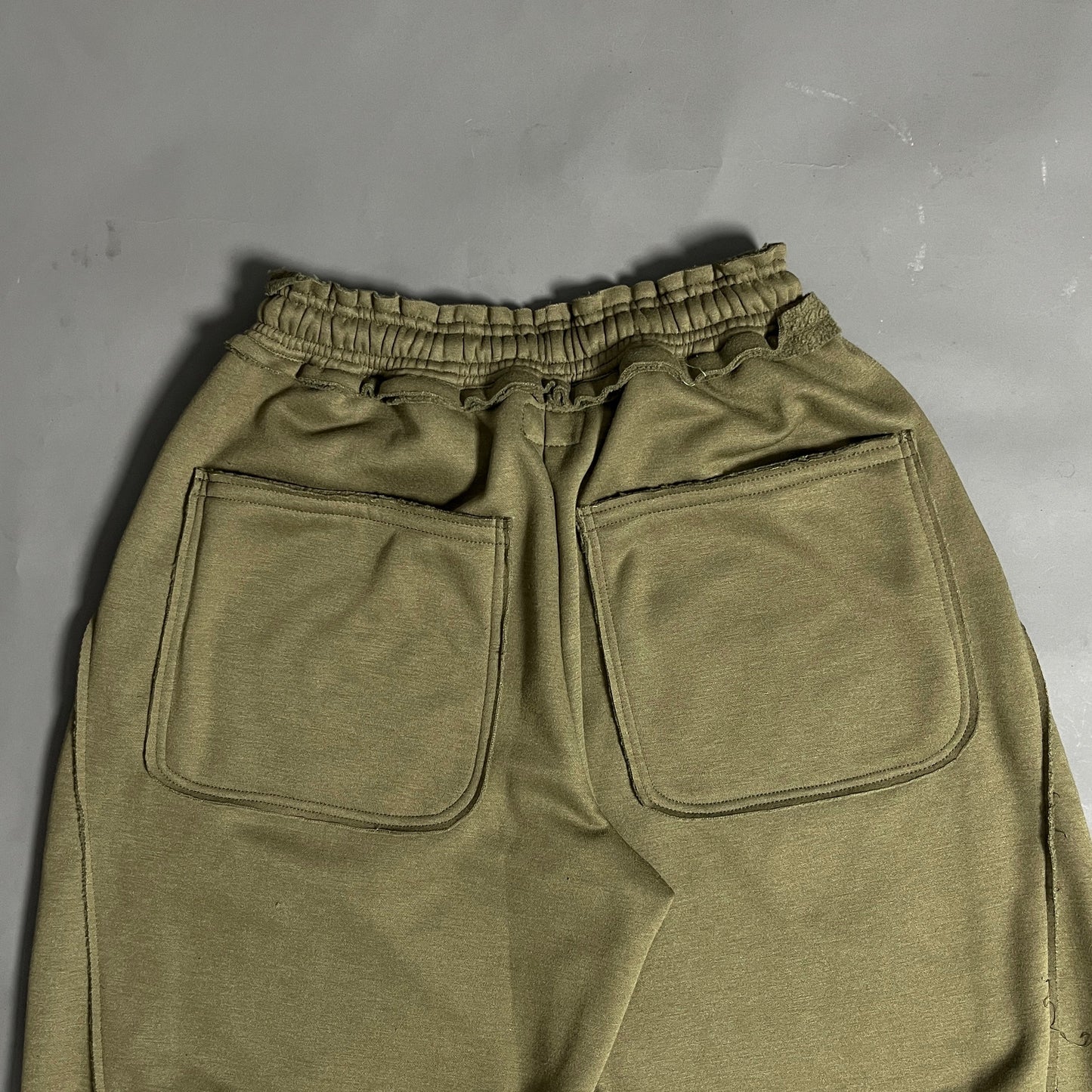 Spades Side Wide Raw Edge Fatigue Pants SPADES