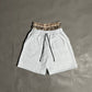 Spades Double Waist Gray Sweat Jorts SPADES