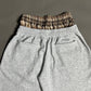Spades Double Waist Gray Sweat Jorts SPADES