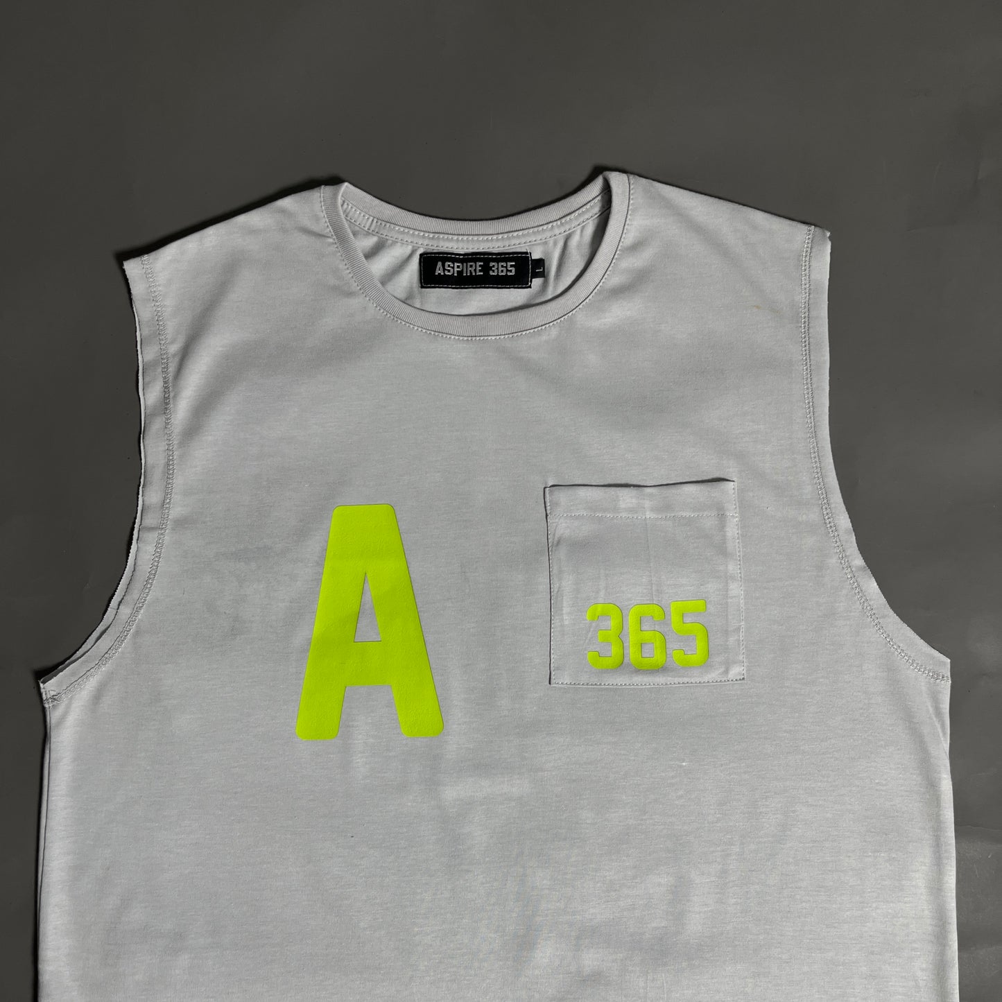 Aspire 365 Hybrid Club Box Tee Sleeveless Gray SPADES