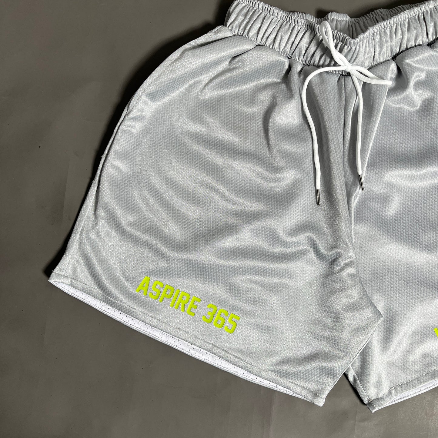 Aspire 365 Hybrid Club Mesh Shorts Gray SPADES