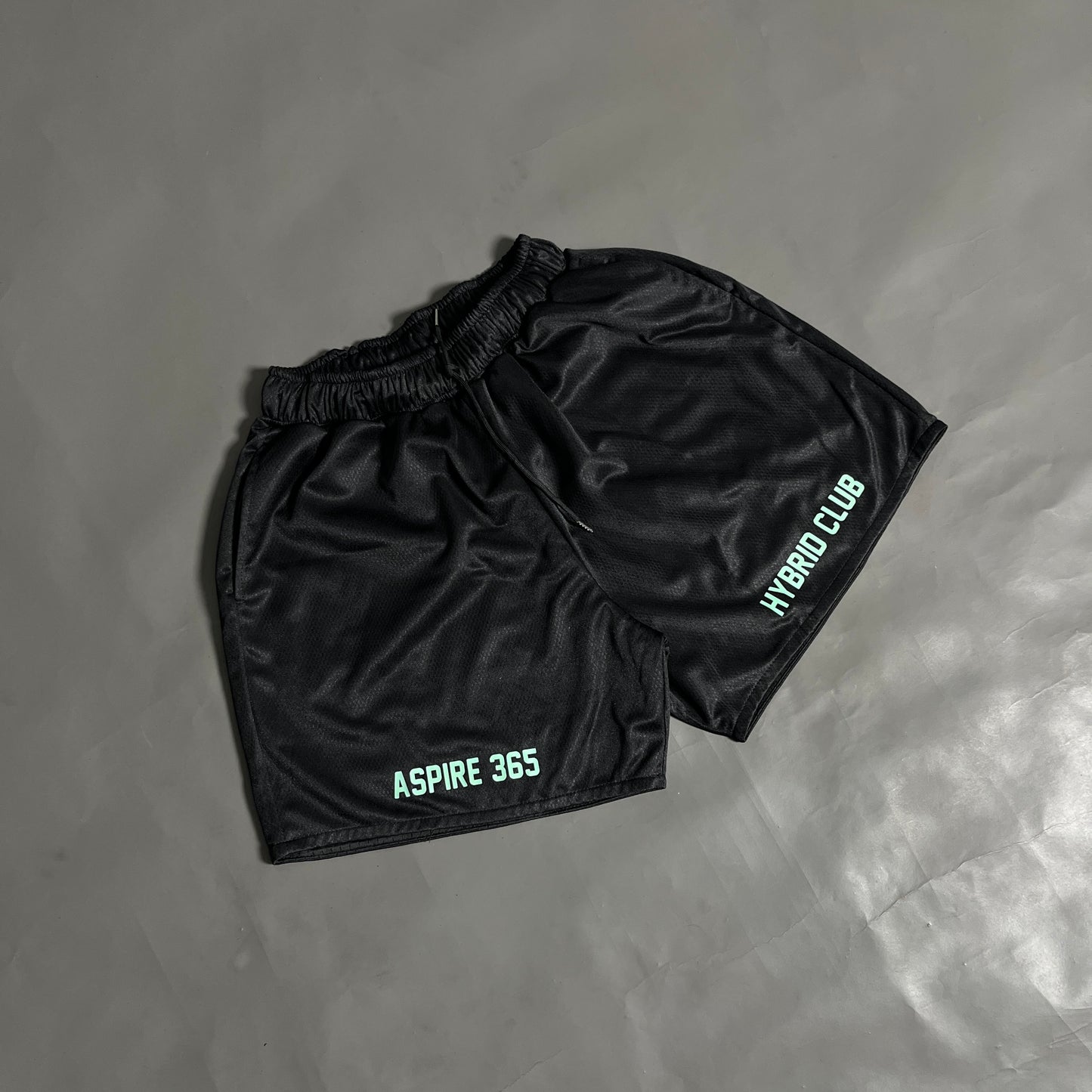 Aspire 365 Hybrid Club Mesh Shorts Black SPADES