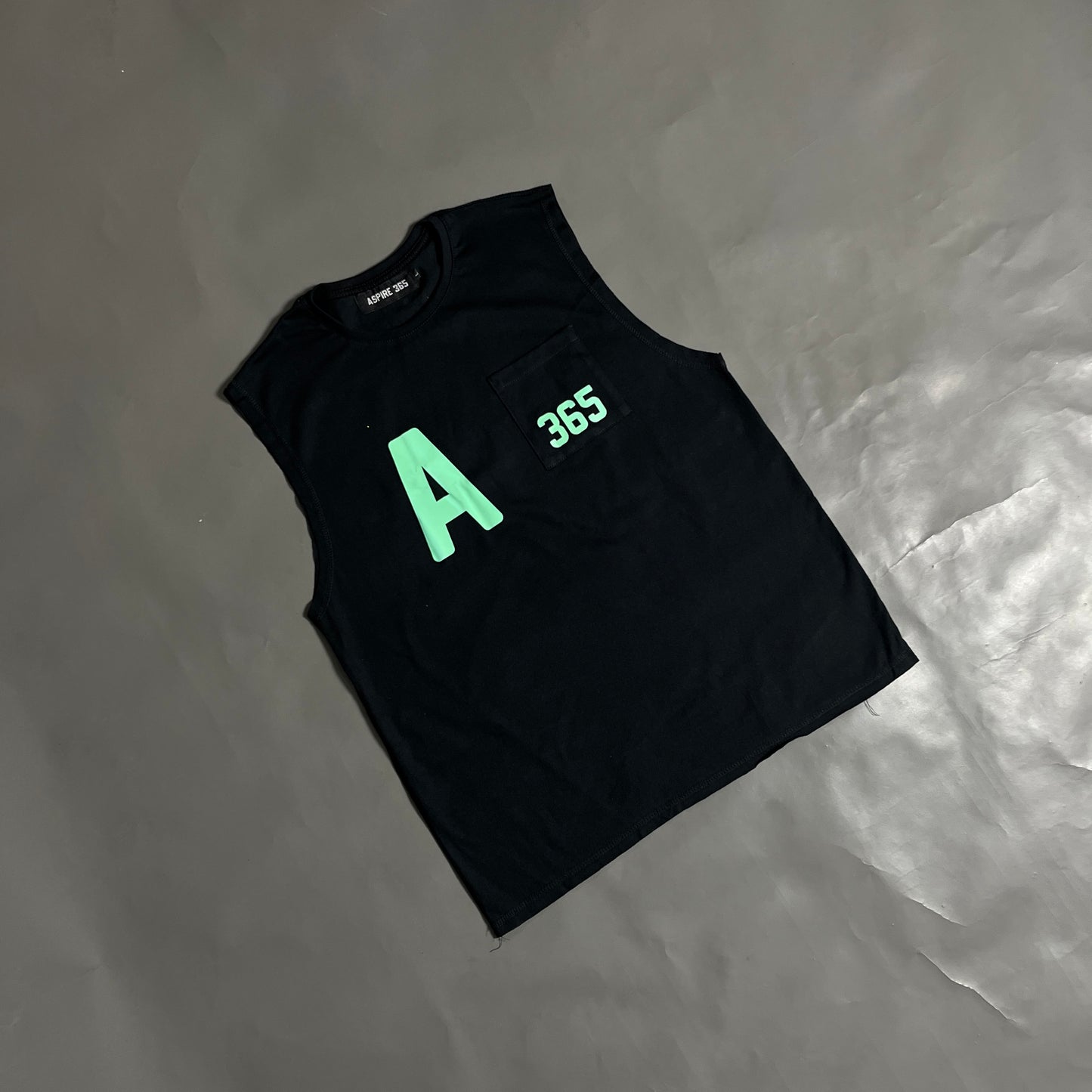 Aspire 365 Hybrid Club Box Tee Sleeveless Black SPADES
