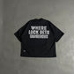 Spades Silver Tongue Boxy Crop Tee