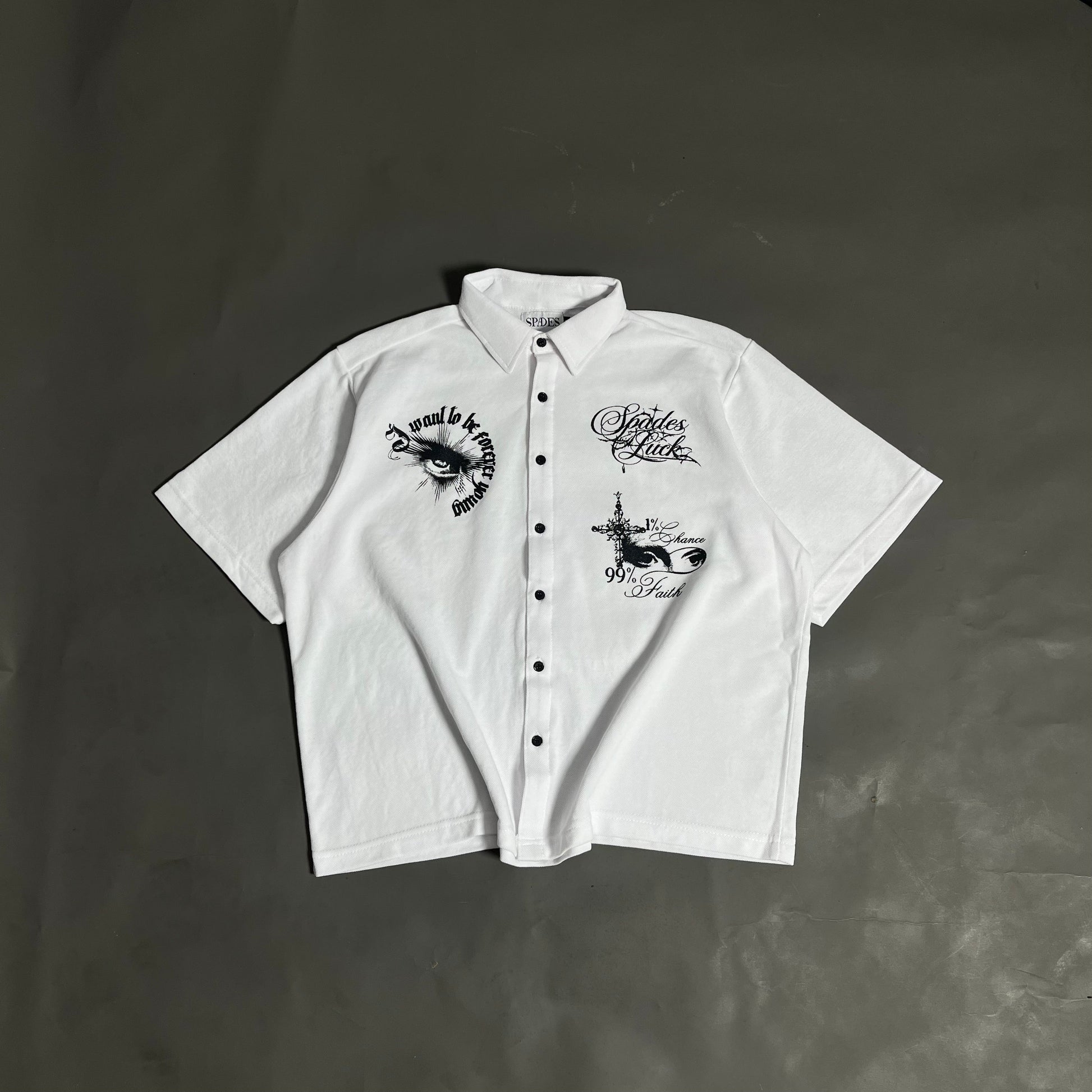 Spades Doctrine Boxy Crop Polo SPADES