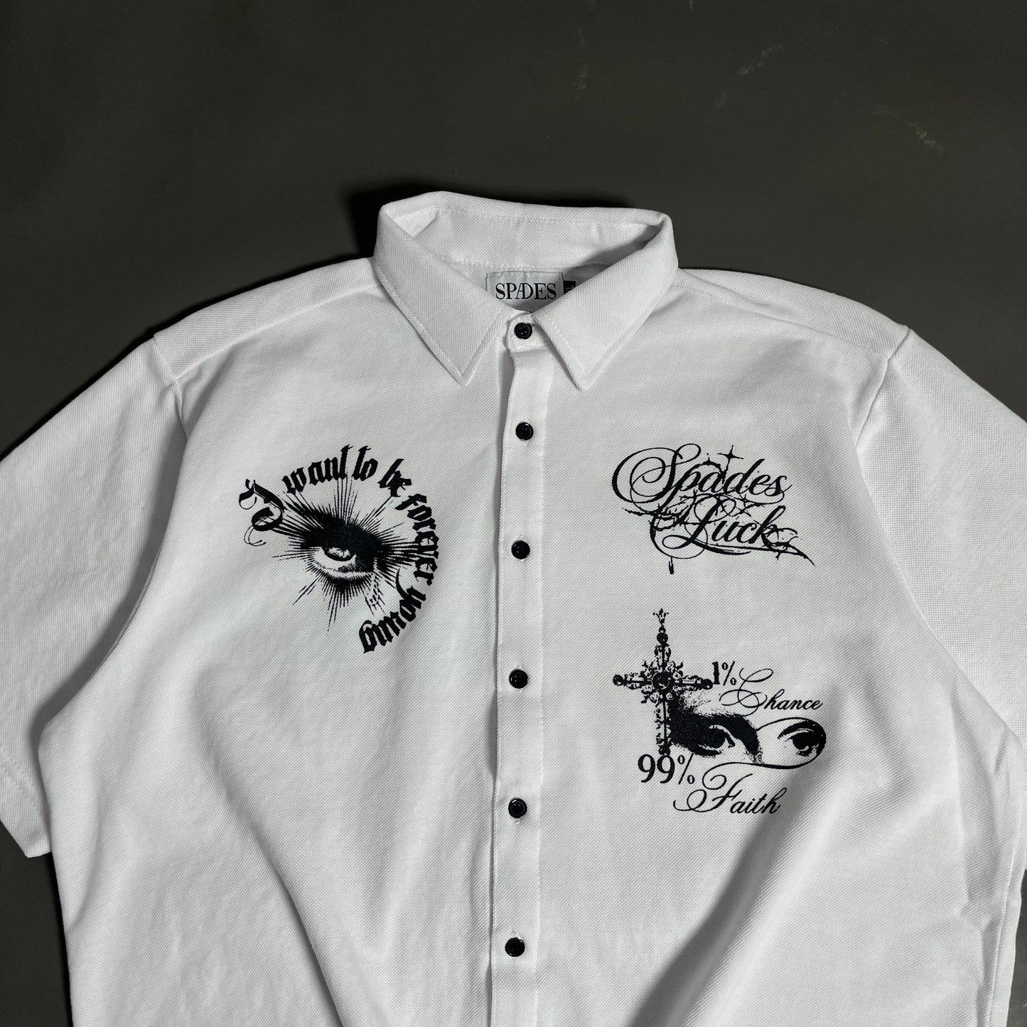 Spades Doctrine Boxy Crop Polo SPADES