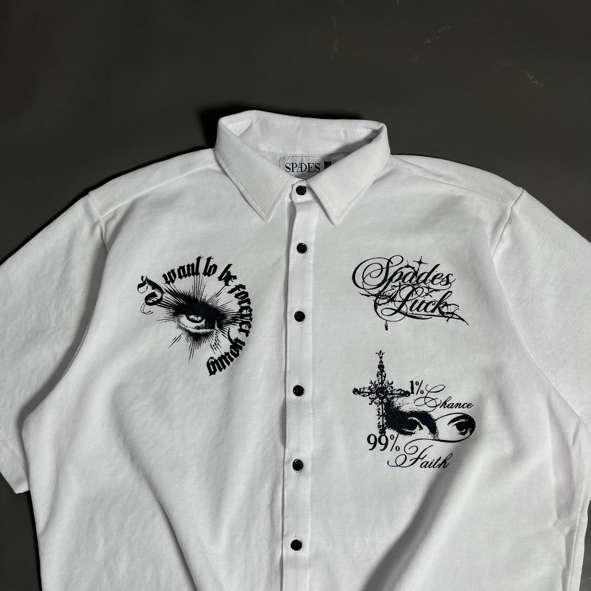 Spades Doctrine Boxy Crop Polo SPADES