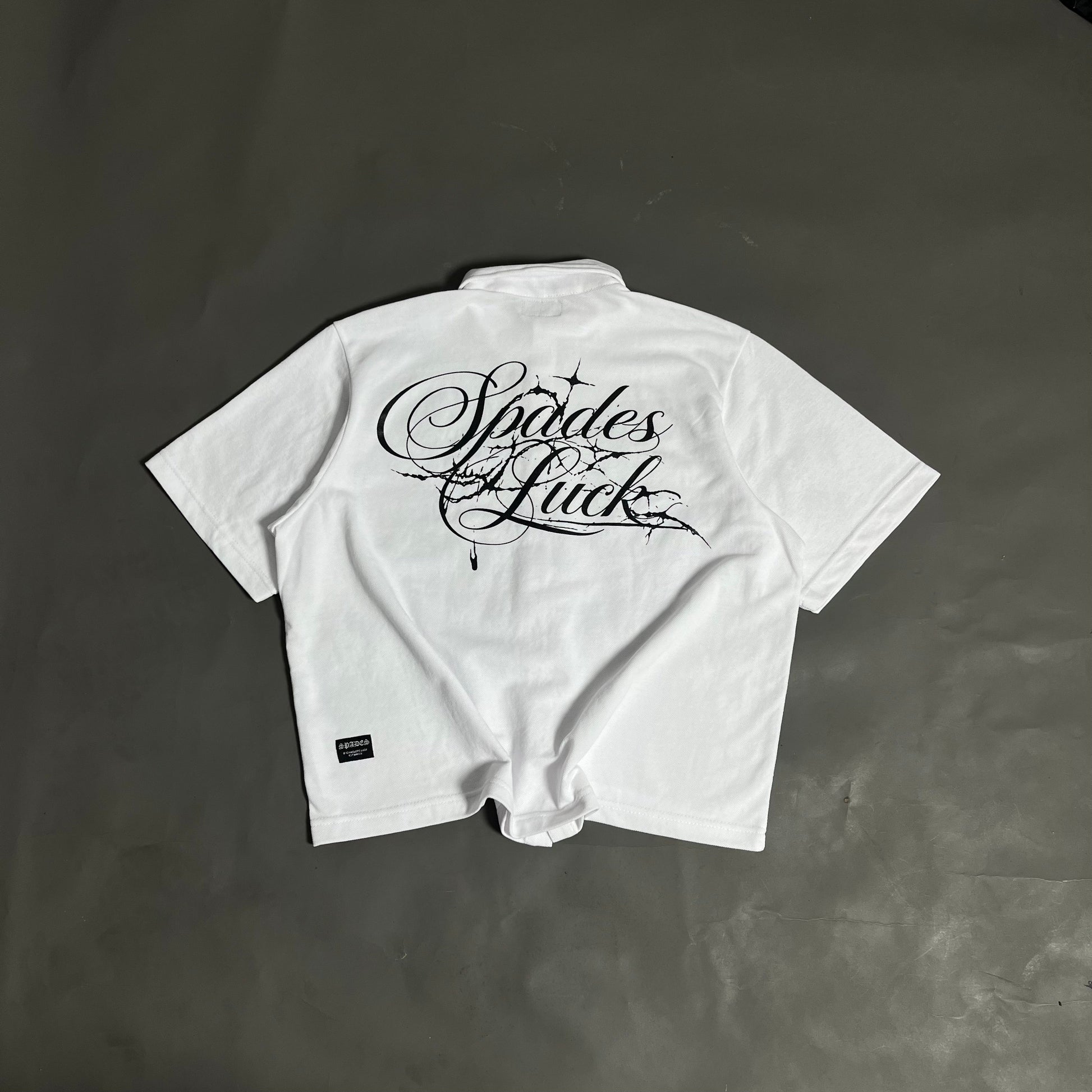 Spades Doctrine Boxy Crop Polo SPADES