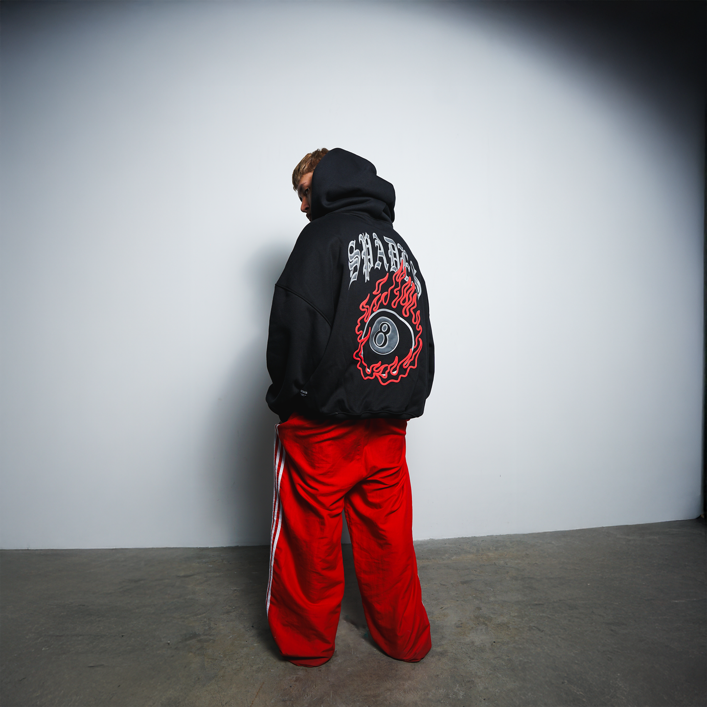 Spades Inferno Zip Boxy Hoodie