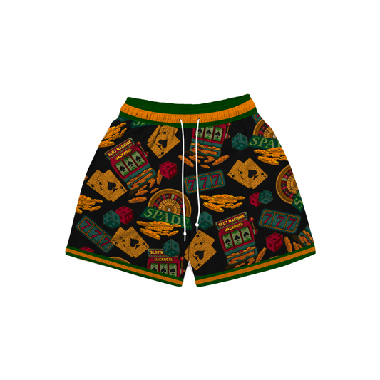 Spades  High Stakes Semi Step Mesh Shorts