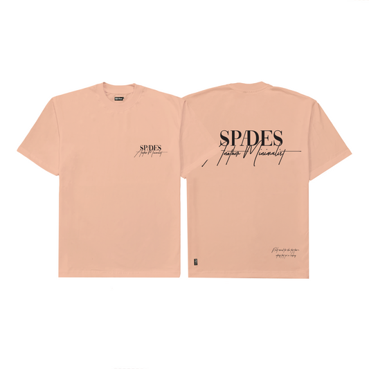 Spades Another Minimalist Tee Peach T-shirt