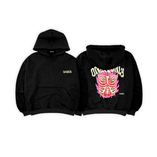 One & Only Puff Black Hoodie