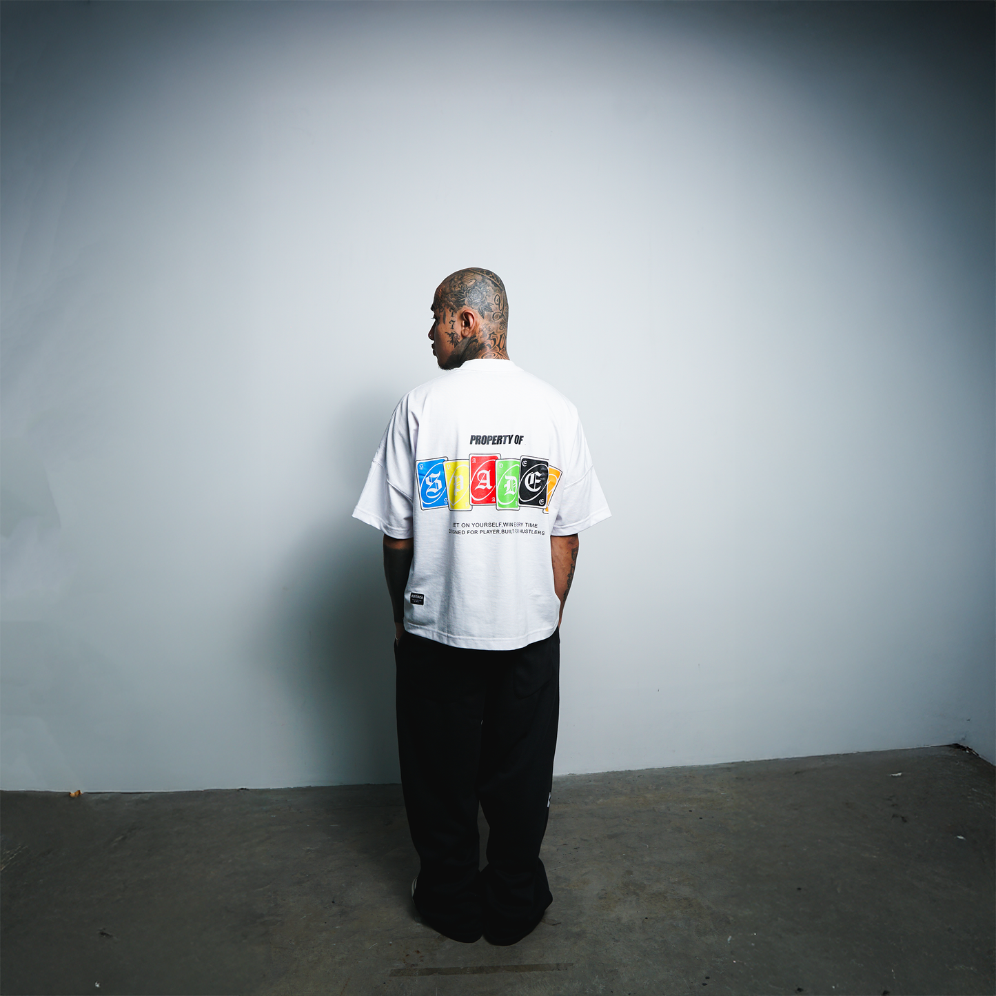 Play to Win Boxy Crop Tee White