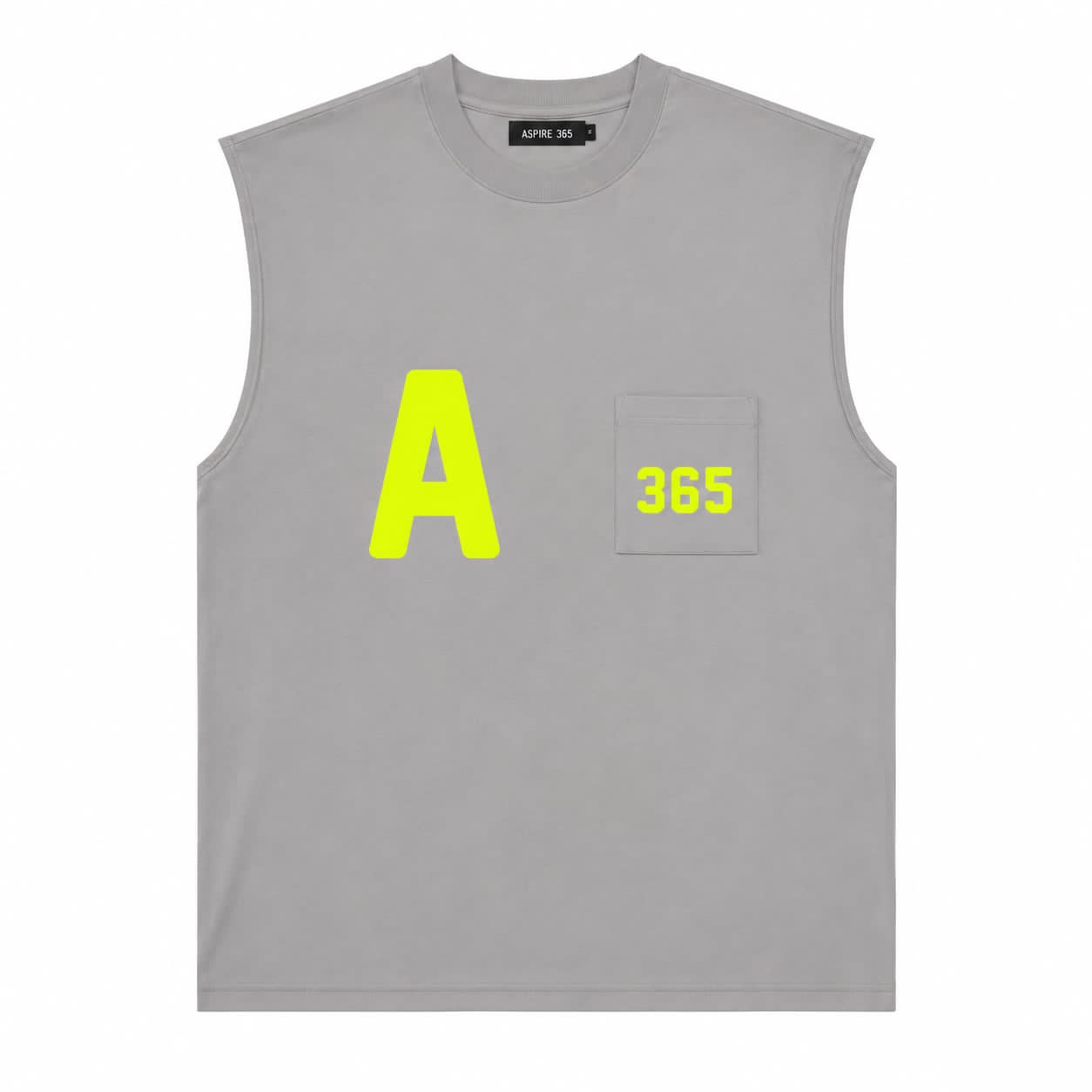 Aspire 365 Hybrid Club Box Tee Sleeveless Gray SPADES