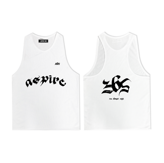 Aspire 365 Series 3 Running Singlet White