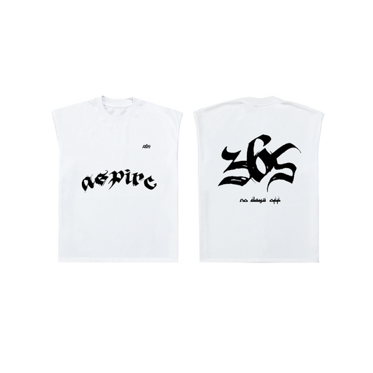 Aspire 365 Series 3 Boxy Tee Sleeveless White