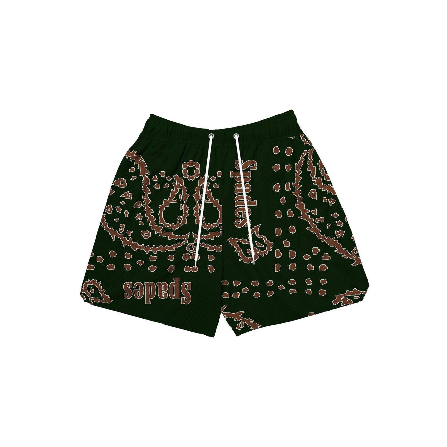 Spades  Bandana V2 Semi Step Mesh Shorts Green