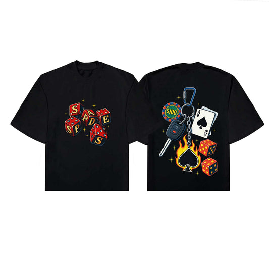 Spades Keychain Boxy Crop Tee
