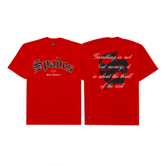 Spades Towne Arc Red T-shirt