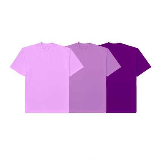 Spades Plain Oversized - Violet, Lavander, Baby Pink