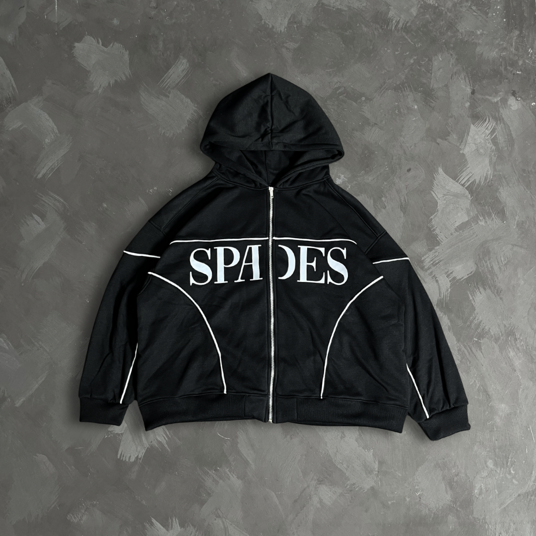 Spades Triple Lucky Boxy Crop Hoodie