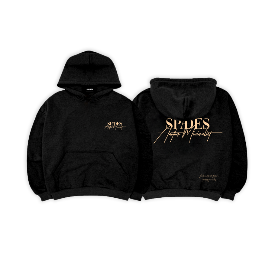 Spades Another Minimalist Black Hoodie