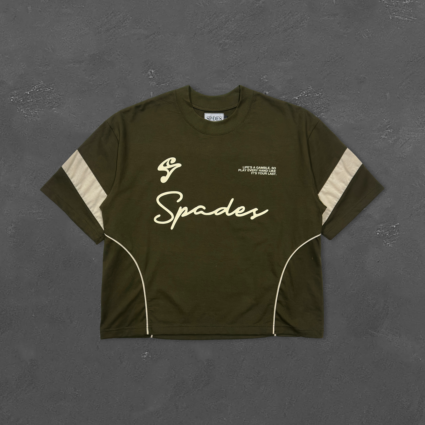 Spades The Mantra Boxy Crop Tee