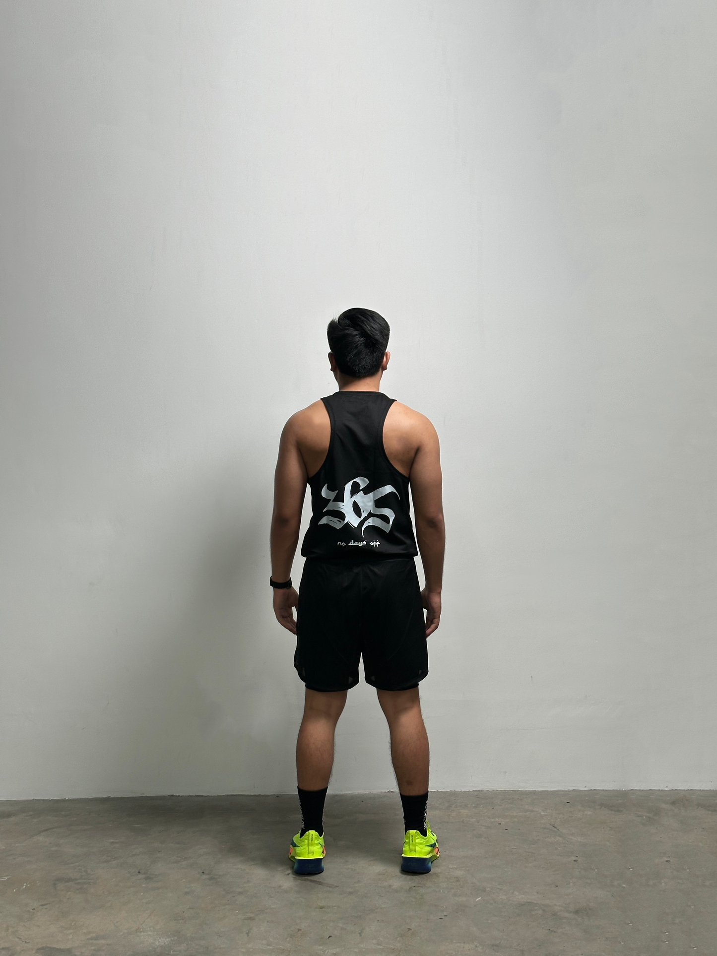 Aspire 365 Series 3 Running Singlet Black ASPIRE