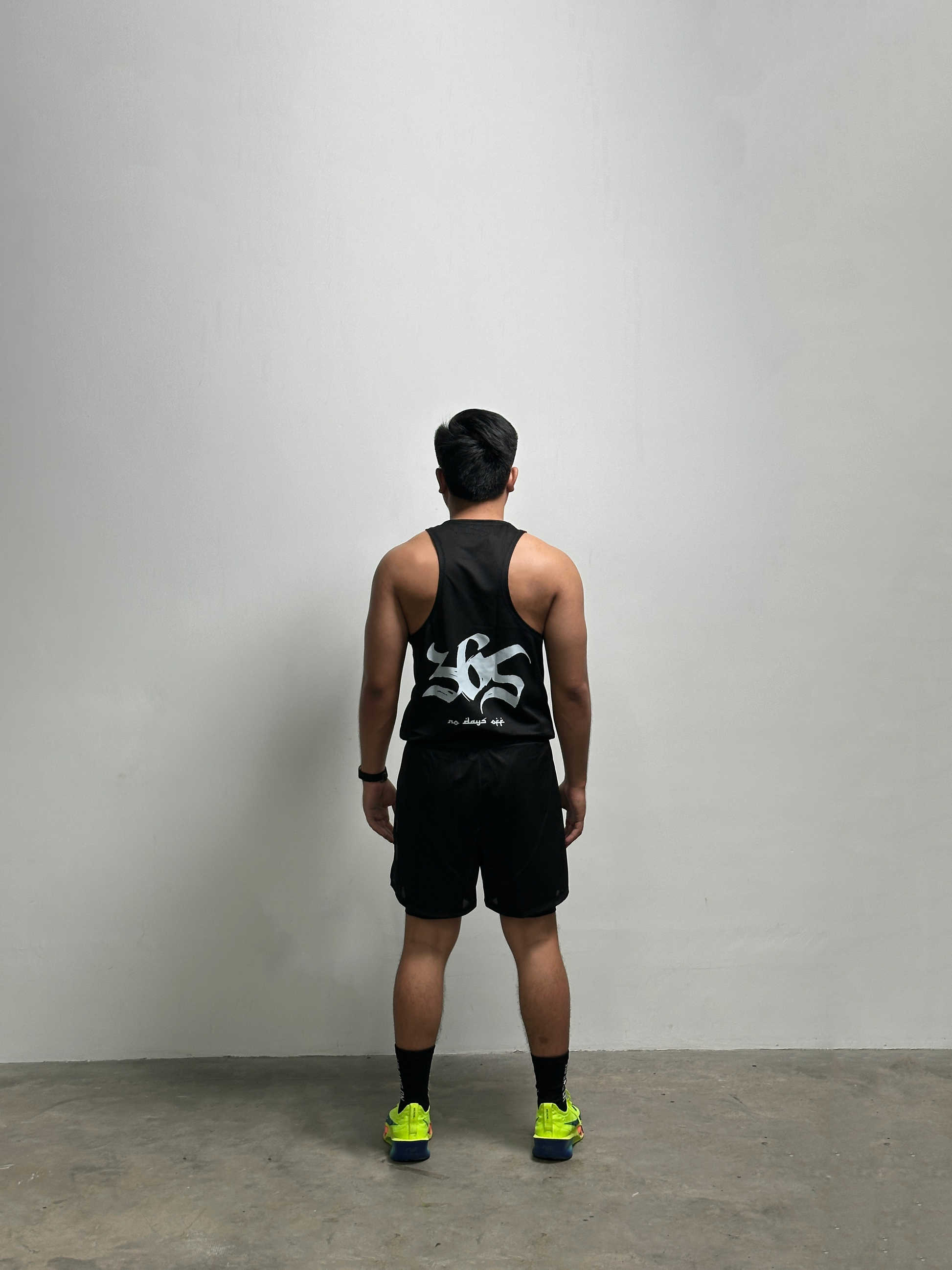 Aspire 365 Series 3 Running Singlet Black ASPIRE