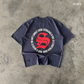 Grit Circle Signature Box Tee Gray