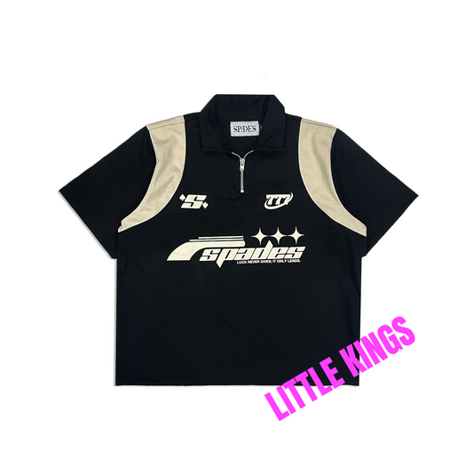 Spades Little Kings Lucky 777 Polo Zip - Kids Apparel