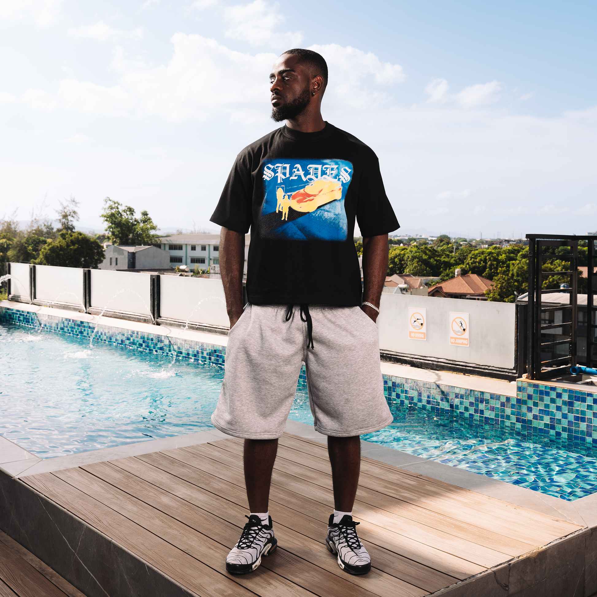 Spades Thermal Boxy Crop Tee SPADES